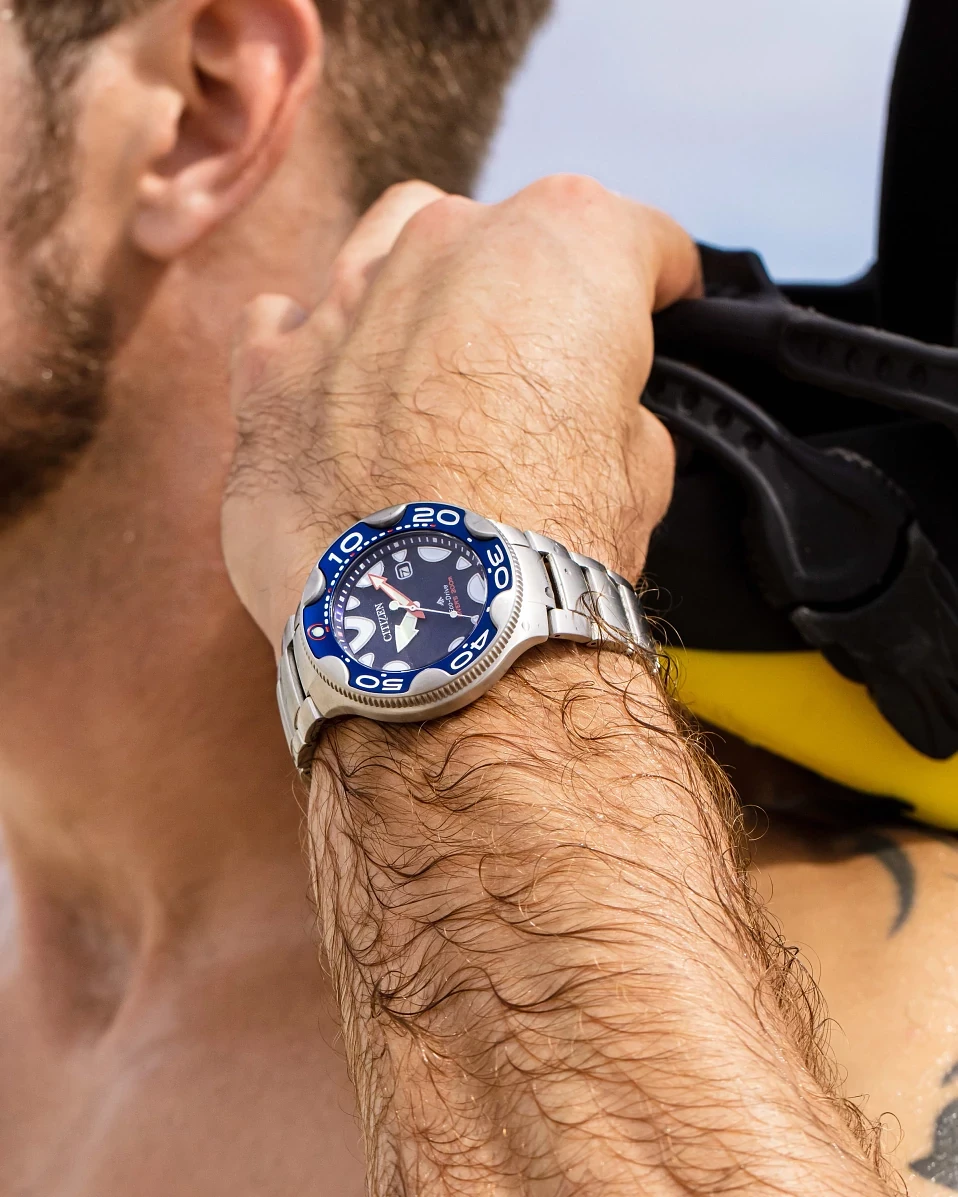 Promaster Dive Blue Dial Stainless Steel Bracelet BN0231-52L | CITIZEN